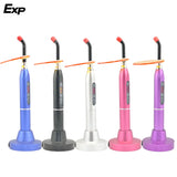 EXP Rechargeable LED Wireless Metal Curing Light Resin Curing Dental Equipment Cordless US/EU Pulg