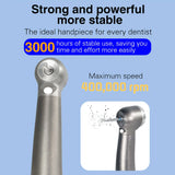 EXP Titanium Alloy Self-generator Dental LED Handpiece Standard and Torque Air Turbine Ceramic Bearing QD Coupler Dentist Tool