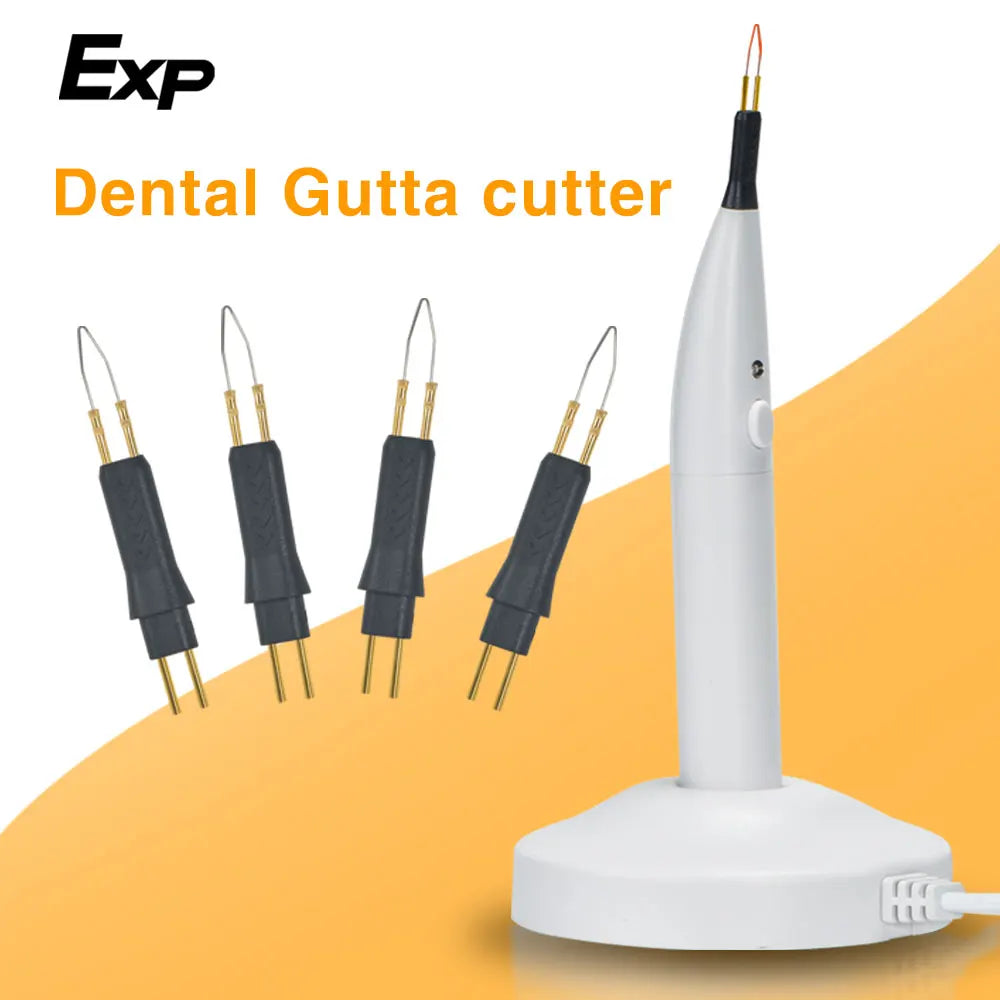 Electrocoagulation Hemostatic Pen 4 Tips Tooth and Gingival Cutter Dental Gutta Percha Cutting Wireless Charging Socket Heating