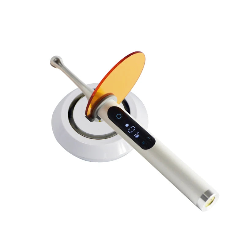 Exp Dental Light Curing Lamp Wireless LED 1 Sec Light Cure High Power Broad Spectrum Dentist Equipment Tools Resin Curing Lamp