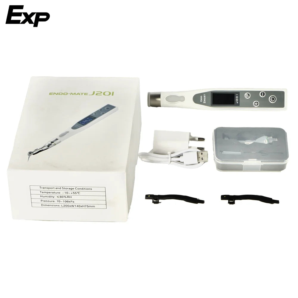 Exp Endo Dental Smart Wireless Endo Motor With LED Lamp 16:1 Standard Contra Angle Handpiece Endodontic Root Canal Treatment
