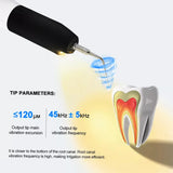 Exp LED Dental Wireless Ultrasonic Activator Endo Ultra Activator Ultrasonic Washing Tooth with 6 Tips Dentistry Tools