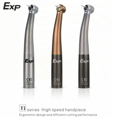Exp Titanium Alloy Dental Handpiece Optical Fiber Torque Head Air Turbine Ceramic Bearing KaVo 2/4/6 Hole Connector Dentist Tool