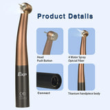 Exp Titanium Alloy Dental Handpiece Optical Fiber Torque Head Air Turbine Ceramic Bearing KaVo 2/4/6 Hole Connector Dentist Tool