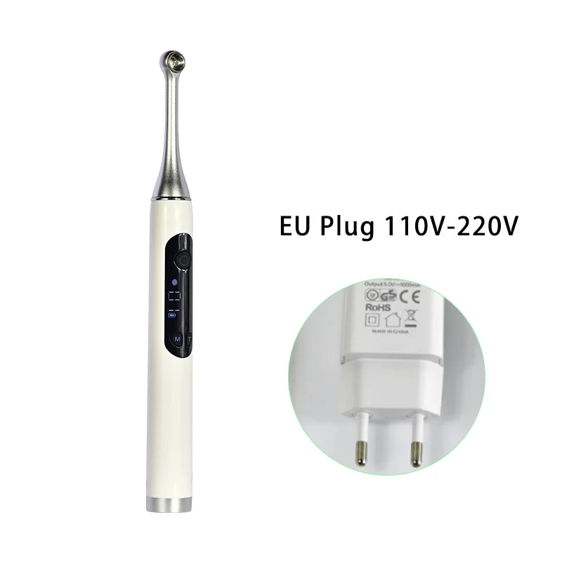 Exp Dental Light Curing Lamp Wireless LED 1 Sec Light Cure High Power Broad Spectrum Dentist Equipment Tools Resin Curing Lamp