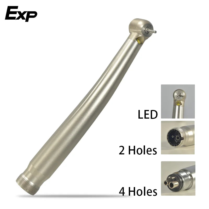 Exp Dental LED E-generator High Speed Handpiece Air Turbine Standard Head B2/M4 Ceramic Rotor kit Four Water Spray Dentist Toos