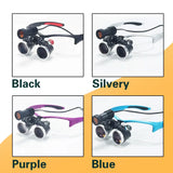 3.5X/2.5X with LED Magnifying Glass Binocular Dental Magnifying Glass Surgical Beauty Medical Magnifying Glass