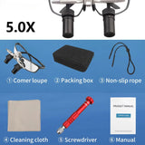 4X/5X Magnifier Dental 48 ° Ergo Optical Loupes For Oral Surgery Prevent Bending And Lowering The Head Dentistry Instrument