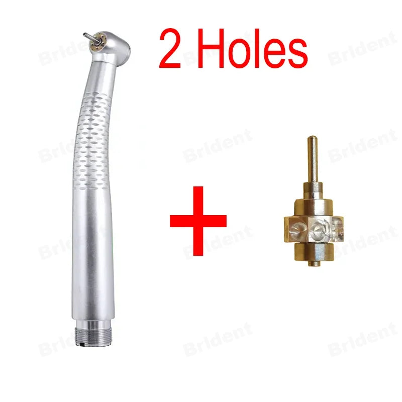 Dental High Speed 5 LED Handpiece Dentist Tips E-Generator Air Turbine B2 M4 Push Button 5 Water Spray Ceramic Rotor Tools