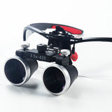 Adjustable Dental Loupe 2.5X-3.5X Binocular Magnifier for Dentist Medical Oral ENT Examination Pupil Magnifying Glass