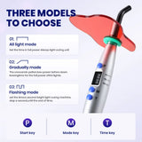 Dental LED Curing Light Wireless Blue Ray Curing Lamp 5W≥1200mw/c㎡ Wavelength 440-480nm Solidify Dentists Instrument