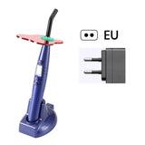 Dental LED Curing Light Wireless Blue Ray Curing Lamp 5W≥1200mw/c㎡ Wavelength 440-480nm Solidify Dentists Instrument