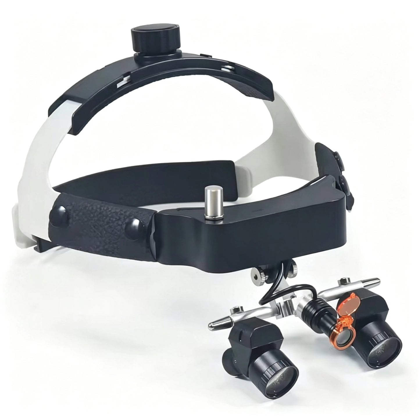 Ergo Loupe Head mounted Dental Magnifier 48 ° Angle Zoom Magnifier 5W LED Spotlight Oral Surgery Special Tool