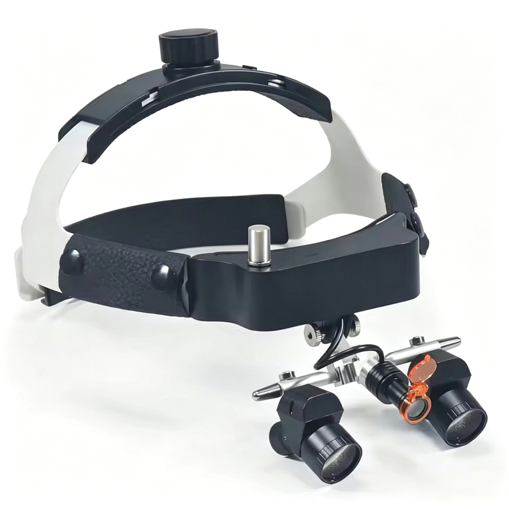 Ergo Loupe Head mounted Dental Magnifier 48 ° Angle Zoom Magnifier 5W LED Spotlight Oral Surgery Special Tool