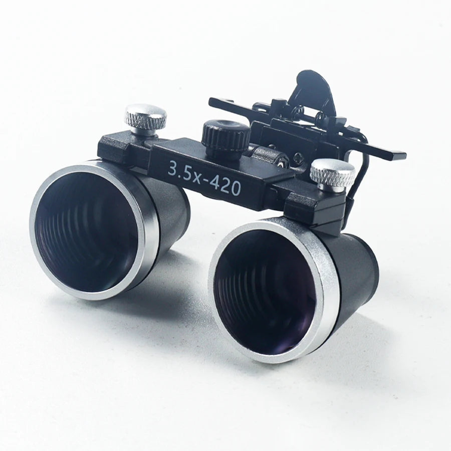 Adjustable Dental Loupe 2.5X-3.5X Binocular Magnifier for Dentist Medical Oral ENT Examination Pupil Magnifying Glass