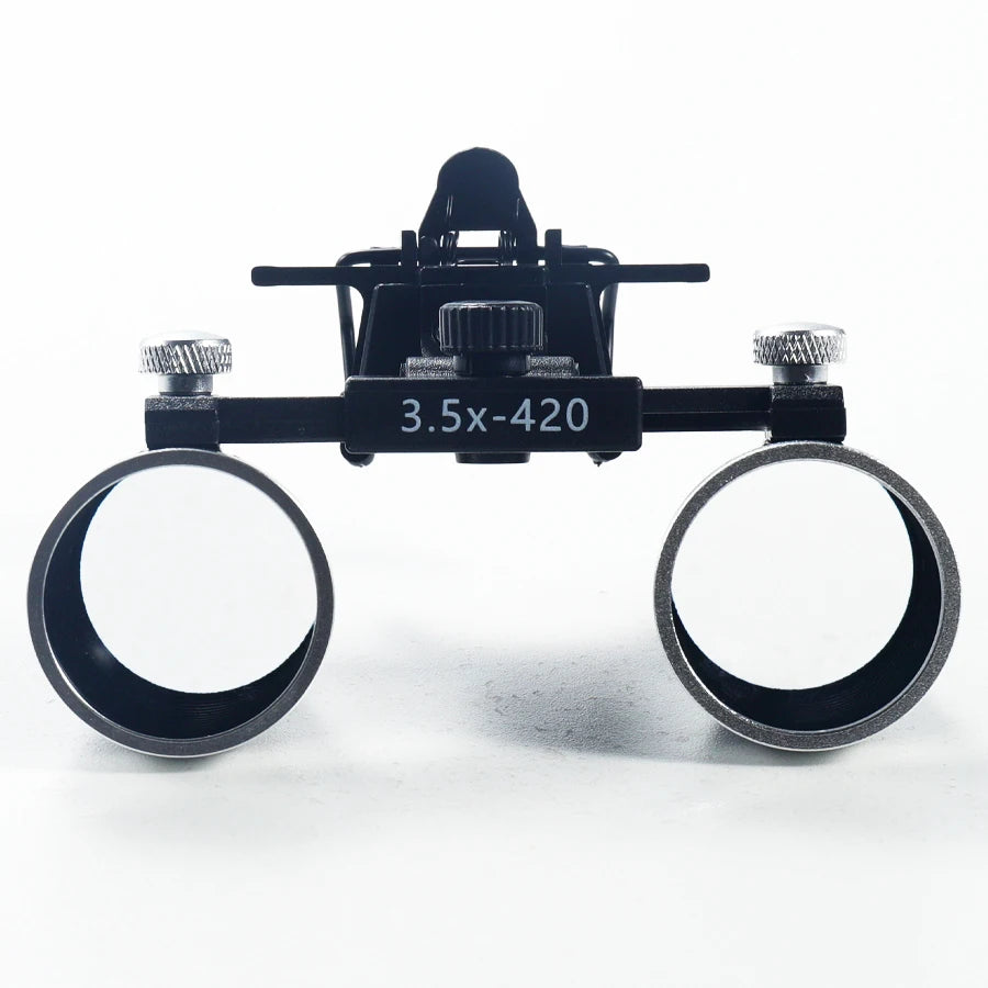 Adjustable Dental Loupe 2.5X-3.5X Binocular Magnifier for Dentist Medical Oral ENT Examination Pupil Magnifying Glass