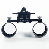 Adjustable Dental Loupe 2.5X-3.5X Binocular Magnifier for Dentist Medical Oral ENT Examination Pupil Magnifying Glass