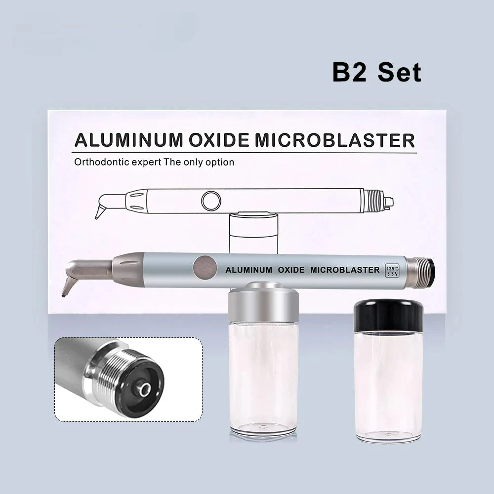 Dental Aluminum Oxide Micro Blaster with Water Spray Air Abrasion Interface Microetcher Sandblasting Alumina Gun Polisher Tools