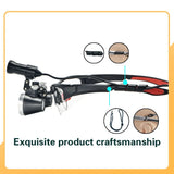 3.5X/2.5X with LED Magnifying Glass Binocular Dental Magnifying Glass Surgical Beauty Medical Magnifying Glass