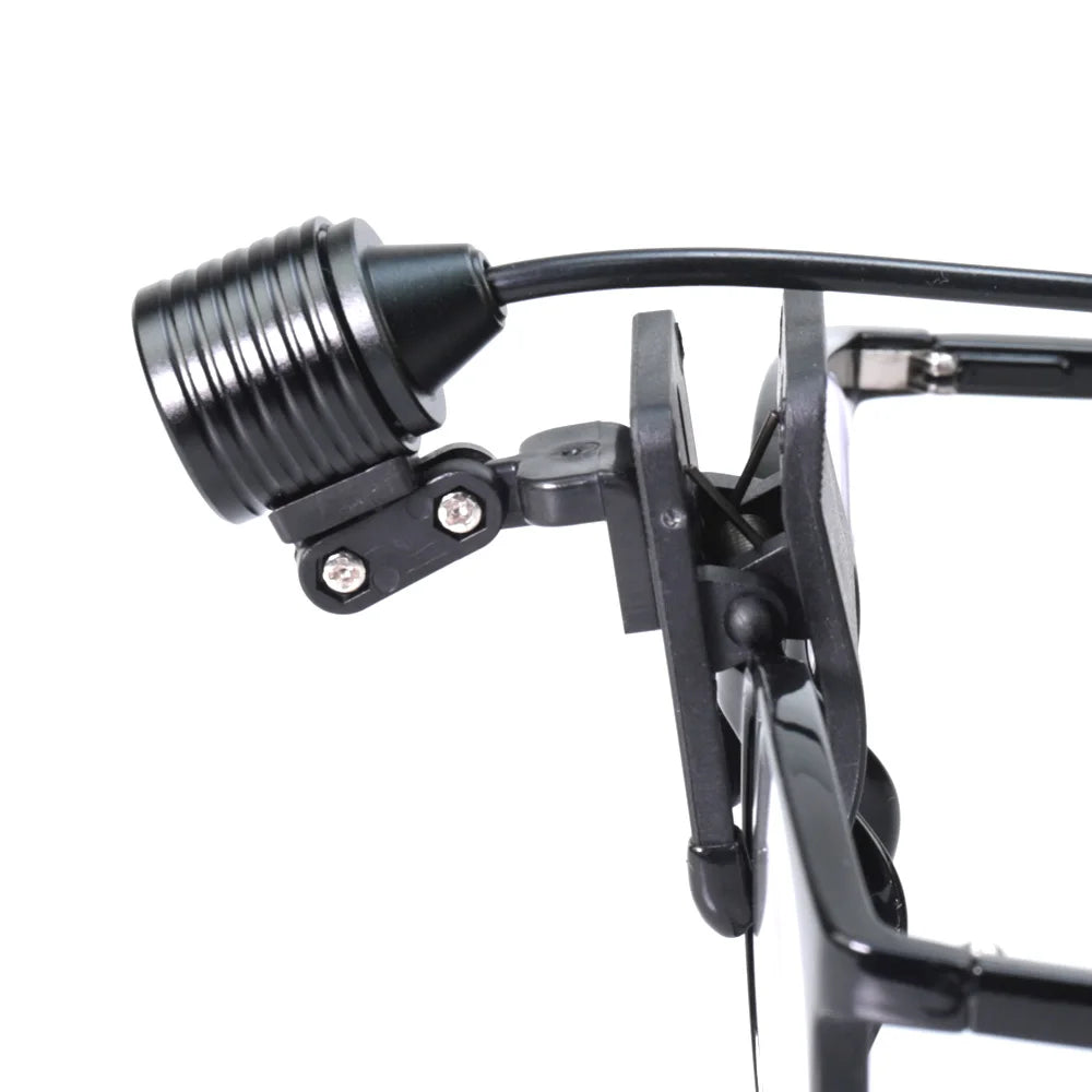 Dental Loupes Surgical Headlight 3W Clip Lamp with Aluminum Casing 110-220V Universal Lighting for Laboratory Use