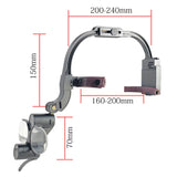 Dental 2.5X 3.5X Loupe Magnification Binocular Surgery Surgical Magnifier with Headlight LED Light Dentist Medical Loupes Lamp