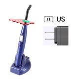 Dental LED Curing Light Wireless Blue Ray Curing Lamp 5W≥1200mw/c㎡ Wavelength 440-480nm Solidify Dentists Instrument