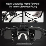 Dental Ergo Loupes 5X Medical Magnifying Glass 48° Optical Loupe Oral Surgery Portable Magnifier With Headlight Dental Equipment