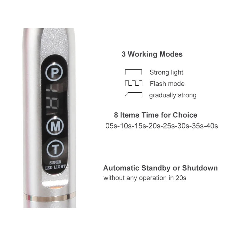 Dental Light Curing Machine Oral Photopolymerization Lamp Teeth Whitening Resin Wireless Filling Tooth Dental Equipment