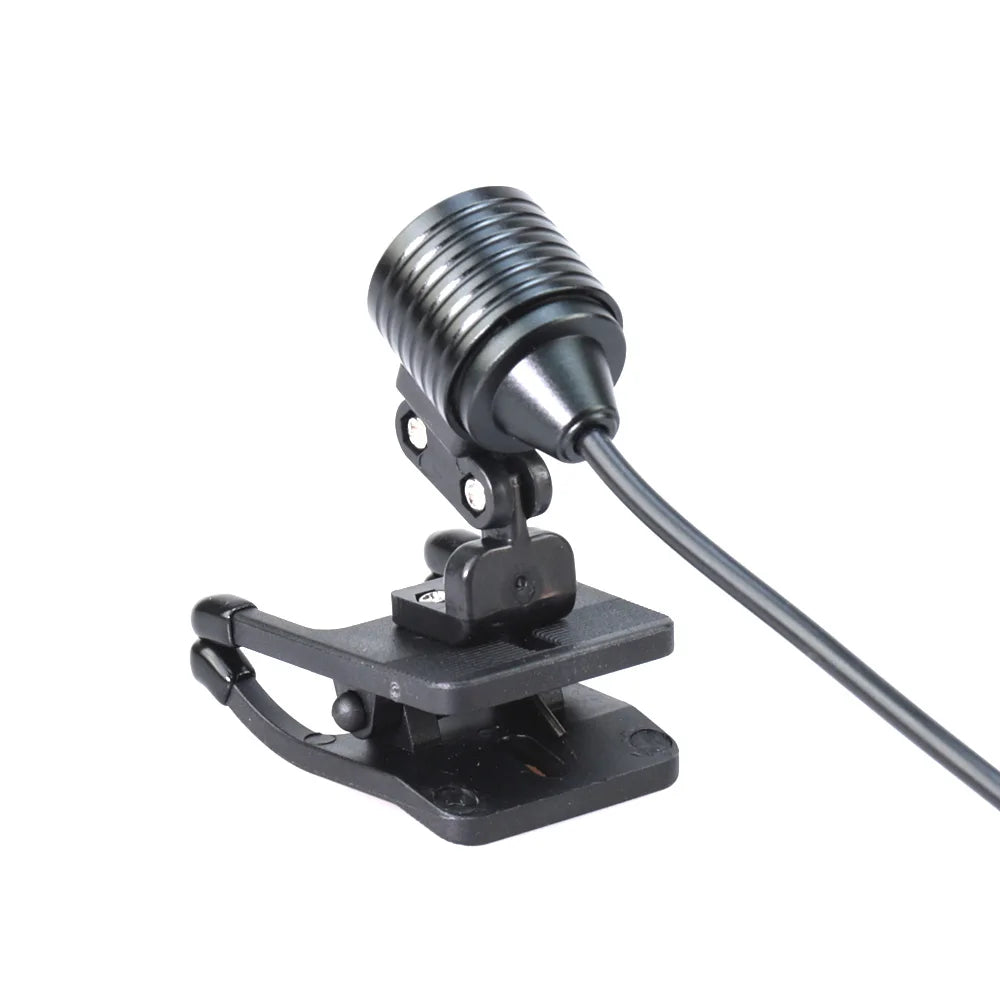 Dental Loupes Surgical Headlight 3W Clip Lamp with Aluminum Casing 110-220V Universal Lighting for Laboratory Use