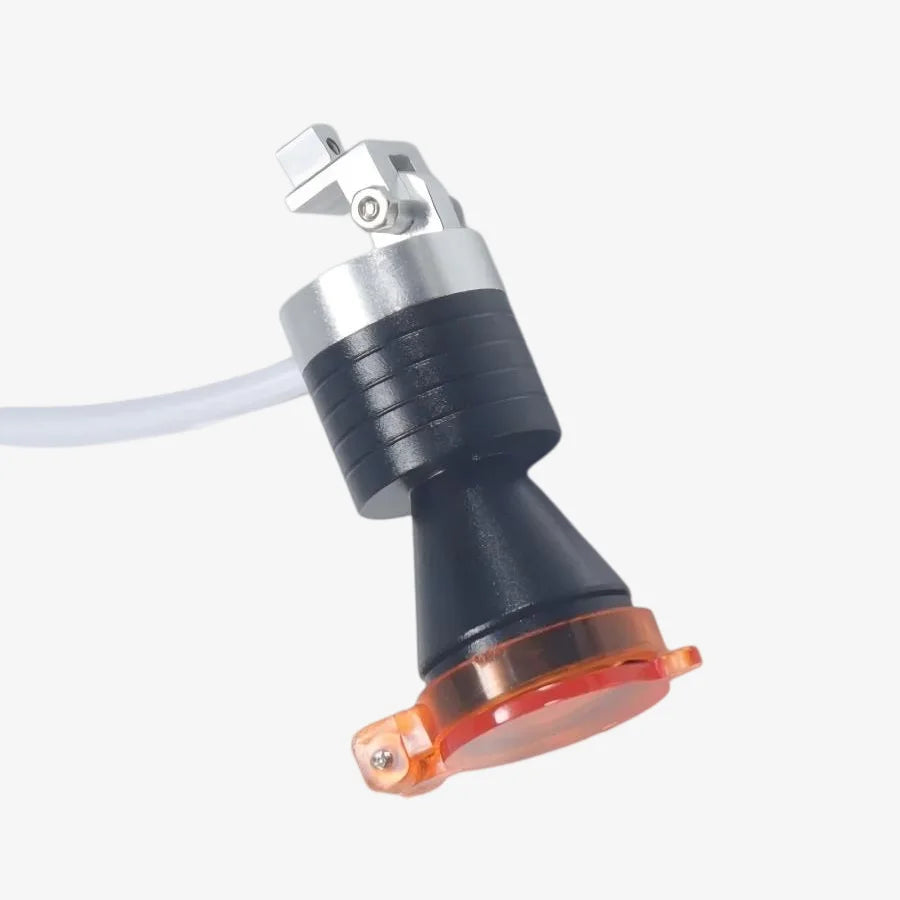 Dental Oral Examination Headlight 5W Adjustable LED Spotlight, Ergo Loupe Headlight, 3500mAh Large Capacity Clip on Battery