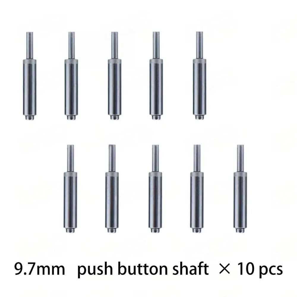 10pcs Dental Handpiece Push Button Shaft 9.7/10.75/11.35/11.8/12.6/13.5mm Spindle for Cartridge Rotor spare parts dentistry tool