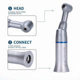 NSK Style Dental Slow Low Speed Contra Angle Handpiece Push Button E-Type Attach