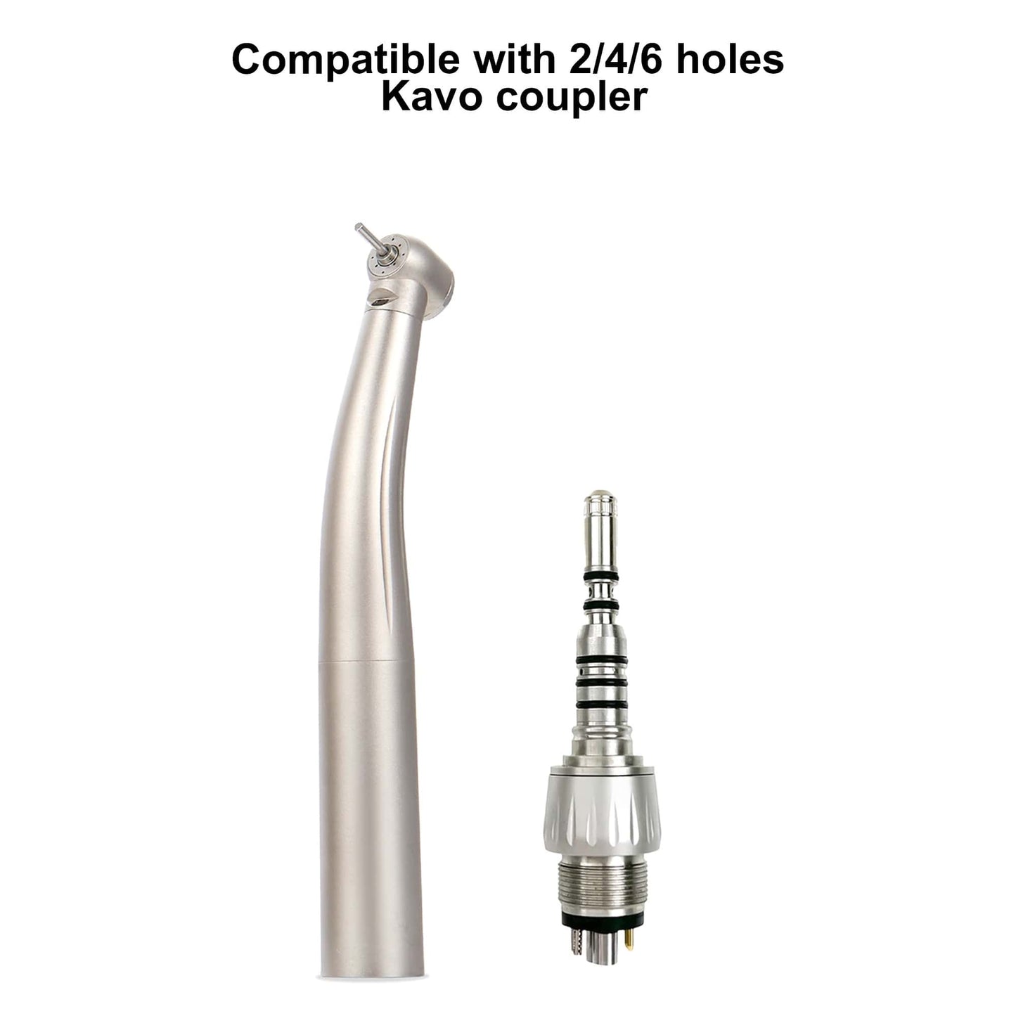 For KAVO Coupling Dental High Speed Optical Fiber Turbine rotation Pen Led Handpiece 45 Degree Standard Mini Torque Head