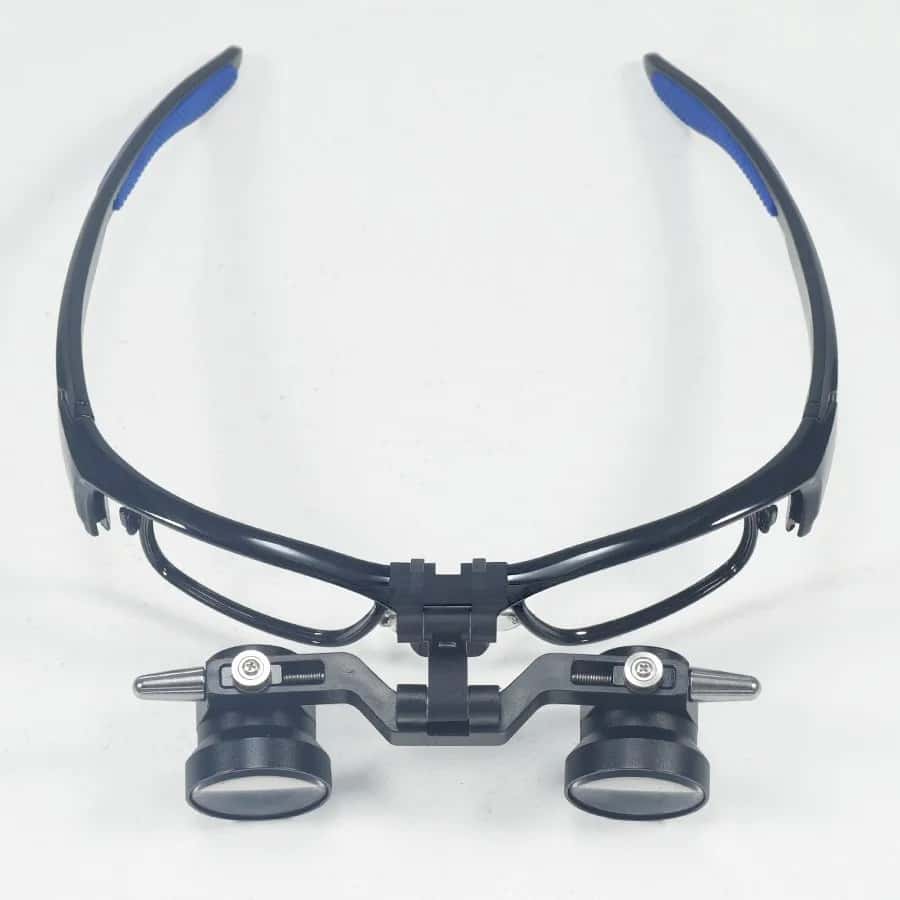 Dual-Adjustable Interpupillary Dental Loupes Binocular Magnifier 2.5 3.5X Ultra-Lightweight Optical Magnifier for Precision Work