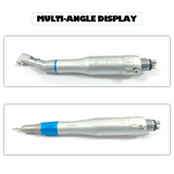 Dental Low Speed Handpiece Contra Angle Straight 2/4 Hole Air Motor Key Type