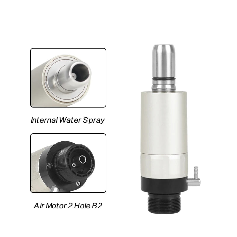 FX Dental Low Speed Handpiece External Push Button Single Water Spray Contra Angle 2/4 Holes Air Motor Dental Equipment Supplies