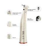 Dental 1:5 Increasing Electric Fiber Optic Contra Angle Handpiece Internal Four Way Spray