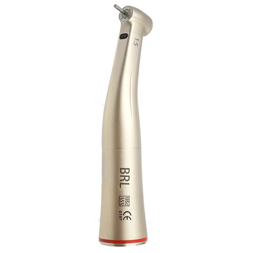 Dental 1:5 Increasing Electric Fiber Optic Contra Angle Handpiece Internal Four Way Spray
