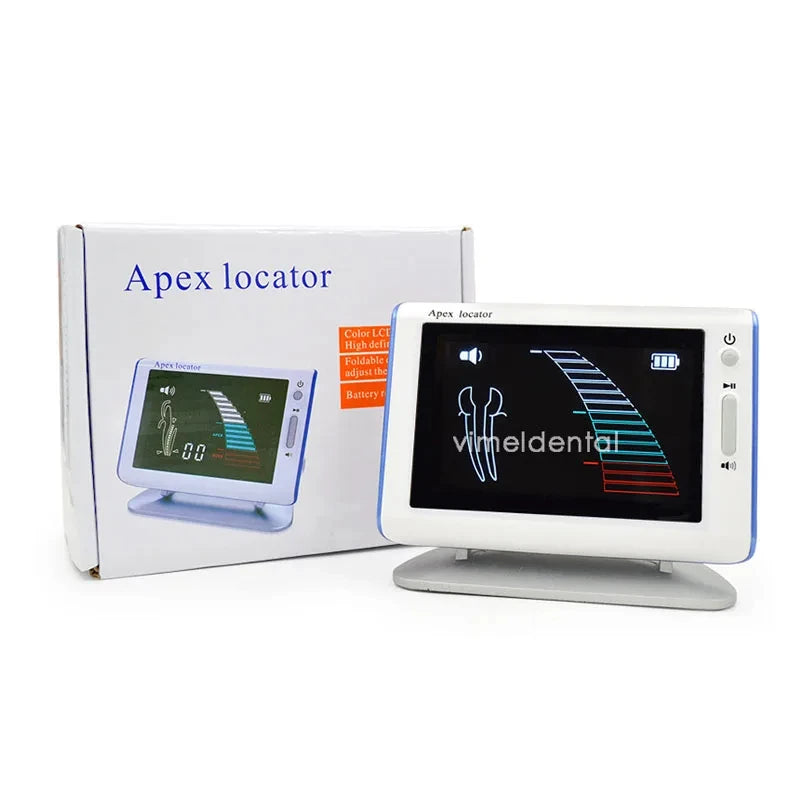 Dental Apex Locator Endodontic Apical Locator 4.5" LCD Screen Dentist Root Canal Length Measuring Instrument endodontics tool
