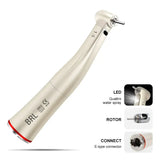 Dental 1:5 Increasing Electric Fiber Optic Contra Angle Handpiece Internal Four Way Spray