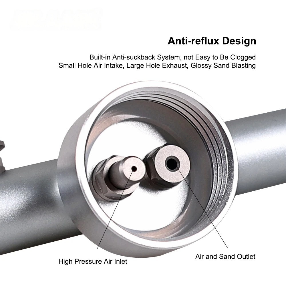 Dental Aluminum Oxide Micro Blaster with Water Spray Air Abrasion Interface Microetcher Sandblasting Alumina Gun Polisher Tools