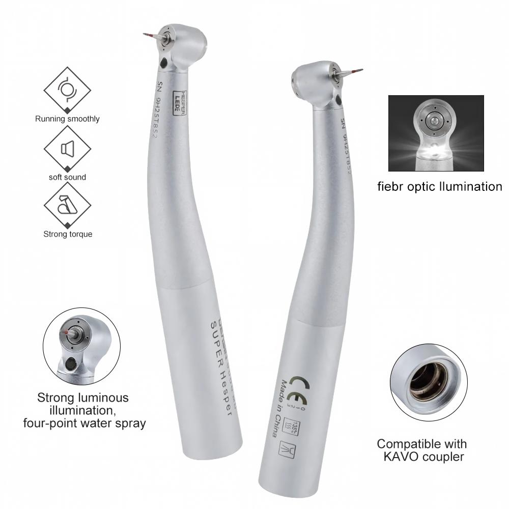 Dental MINI Head Fiber Optic High Speed Handpiece for Kid Air Turbine Handpiece 9000L For Kavo Coupling Dentistry Equipment Tool