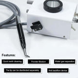 Dental Sandblaster Unit, Handheld Air Flow Teeth Polisher & Whitening Tool Sandblasting Gun for Plaque Removal and Oral Care