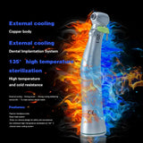 Dental 20:1 Reduction Speed Implant Surgery Contra Angle Handpiece with Fiber Optic for Implant Motor Dental Supply