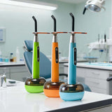 2 in 1 Dental Composite Resin Curing Light and Caries Detection LED Light Wide Spectrum Resin Curing Machine Wireless Tool