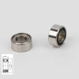 10pcs High Speed Sirona T2/T3 Handpiece Turbine Cartridge Rotor Bearings SR144TLZWN 3.175x6.35x2.78mm