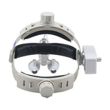 Dental Head-Mounted Binocular Magnifier with Adjustable Light Spot Size Lamp Dental Headlamp with Magnification for Precision Wo