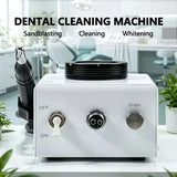 Dental Sandblaster Unit, Handheld Air Flow Teeth Polisher & Whitening Tool Sandblasting Gun for Plaque Removal and Oral Care