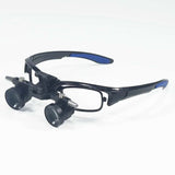 Dual-Adjustable Interpupillary Dental Loupes Binocular Magnifier 2.5 3.5X Ultra-Lightweight Optical Magnifier for Precision Work