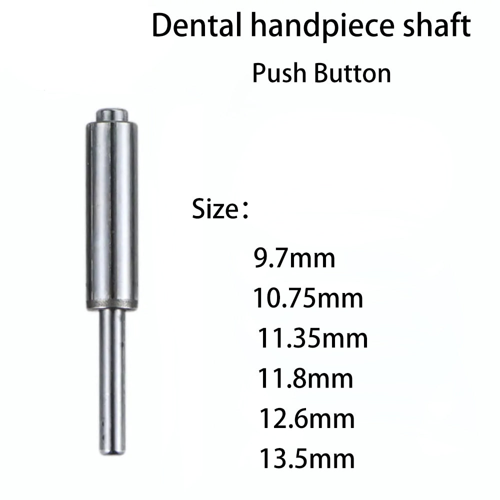 10pcs Dental Handpiece Push Button Shaft 9.7/10.75/11.35/11.8/12.6/13.5mm Spindle for Cartridge Rotor spare parts dentistry tool